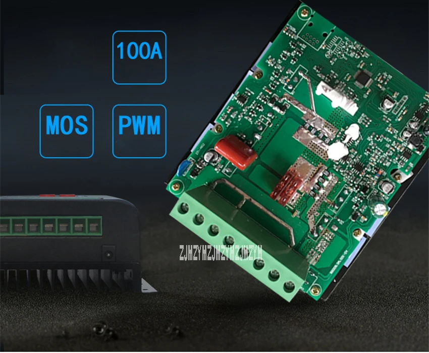 12V24V60A Контроллер заряда солнечных батарей Контроллер энергии фотоэлектрический контроллер солнечной батареи Панель батареи Контроллер для уличного освещения