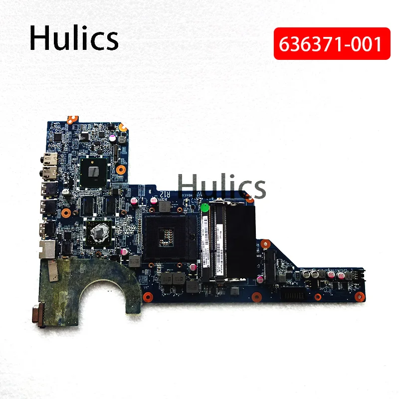 Hulics Original for HP G4 G4T G7T-1000 Series 636371-001 DA0R12MB6E0 REV:E HD6470/512 HM55 Laptop Motherboard DDR3 MAIN BOARD | Компьютеры