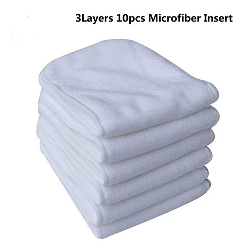 Cloth Diaper Insert Ohbabyka Reusable Baby Diaper Insert Washable 5 Layers Charcoal Bamboo Elastic Pocket
