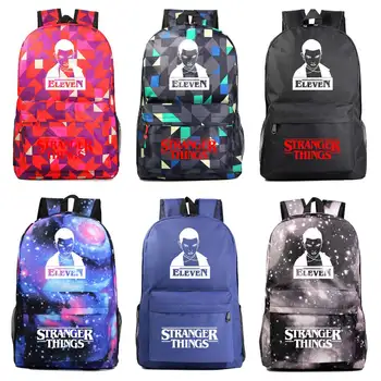 

A2022 Fashion weird stranger Things Boy Girl Book School bag Women Bagpack Teenagers Schoolbags Men Student Backpack