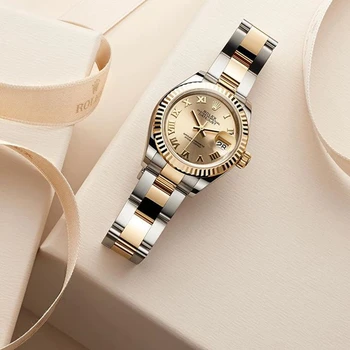 

Rolex- Datejust Datelog Series Ladies Men's Automatic Mechanical Watch Stainless Steel Waterproof Casual Watch Gift 1621 Orders