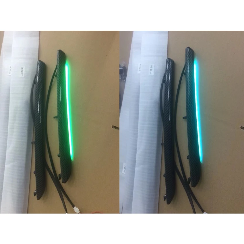 7 Applicable for Audi A3 S3 ambient light special blue and white dual color 11 color LED atmosphere light for car interior decorat