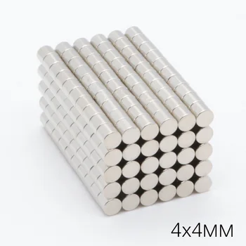 

500pcs 4x4mm N35 Disc Strong Rare Earth Neodymium permanent magnet Dia 4mmx4mm NdFeB Mini Permenant Round Magnets