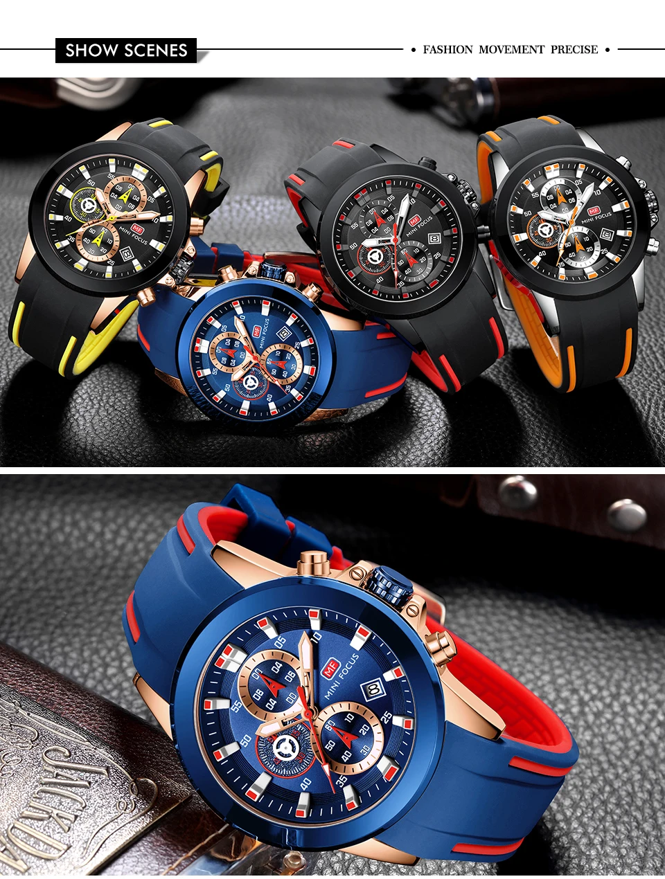 MINIFOCUS спортивные кварцевые часы для мужчин водонепроницаемые мужские s часы лучший бренд класса люкс силиконовый ремешок повседневные наручные часы relogio masculino