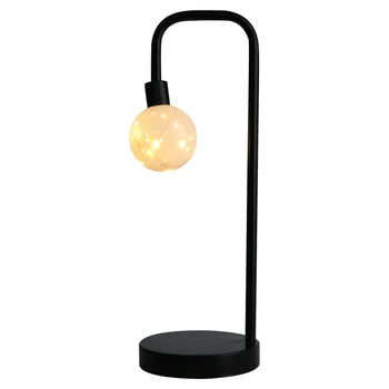 

1pc Nordic Style Bedside Light Iron Lamp Desk Lamp Battery Lamp for Home