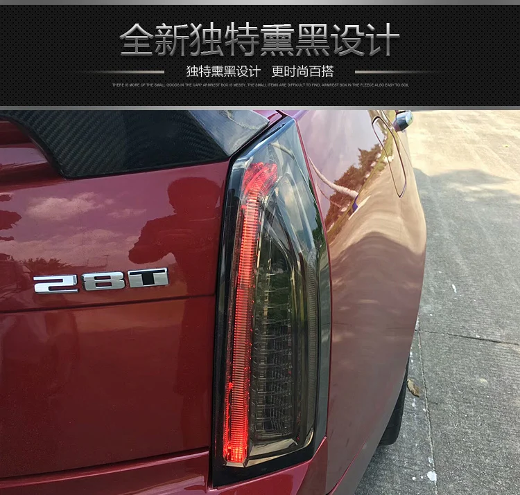 BeingWins автомобильный Стайлинг задние фонари для Cadillac ATS-L задние фонари задние фонари светодиодный задний фонарь Динамический указатель поворота