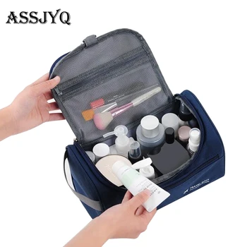 

Toiletry Bag Makeup bag Cheap Women Bags Men Large Waterproof Nylon Travel Cosmetic Bag Organizer Case Necessaries Make Up Wash