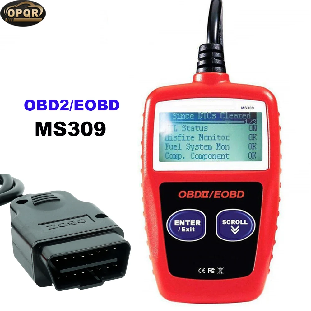 

Universal MS309 OBD2 Scanner Engine Fault Reader Multi-function Car Dignostic Tool For View Freeze Frame Data Diagnostic Tool