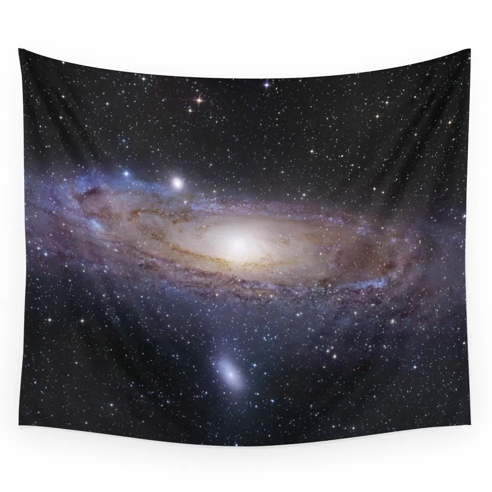 Andromeda Galaxy Tapestry Wall Hanging Blanket Bedroom Bedspread Throw Cover Home Decor Beach Mat Tapestries |