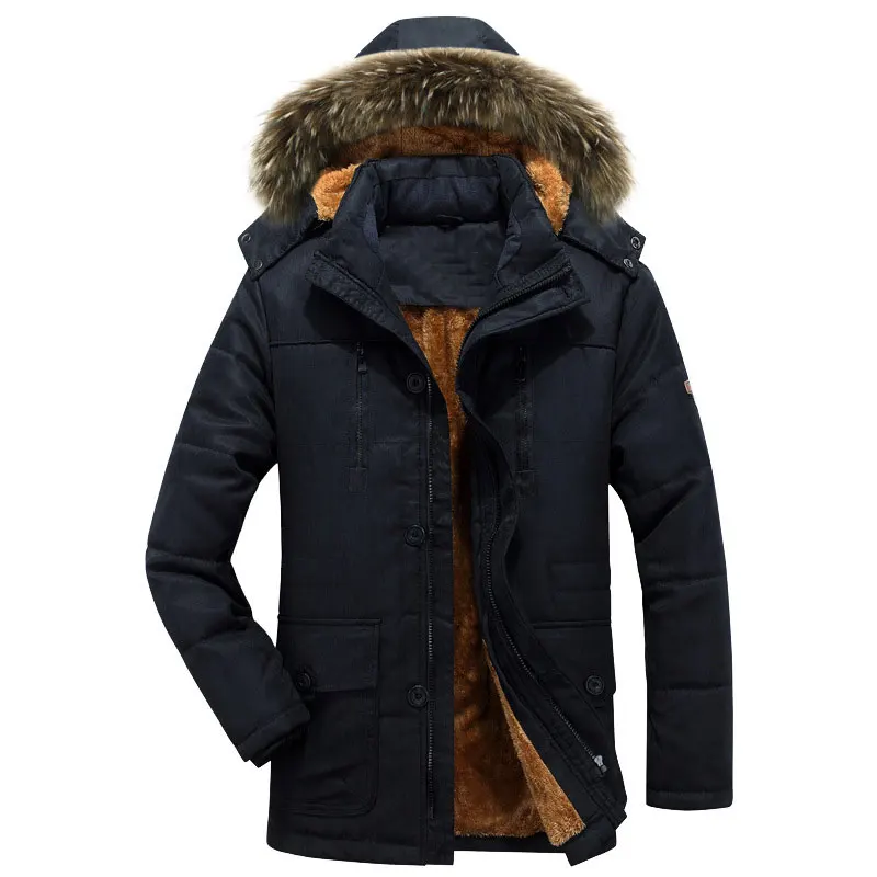 

2019 Men Thick Jacket Warm Fur Fashion Jackets