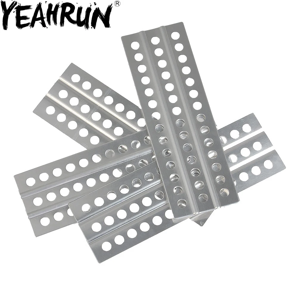 

YEAHRUN 1/2/5pair Small Model Sand Ladder Board Track Recovery Ramp For RC Car 1:10 Crawler Axial SCX10