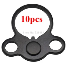 10 шт. для охоты AR Концевая пластина овальная двойная петля слинг адаптер для правой/левой руки крепление принадлежности для охоты