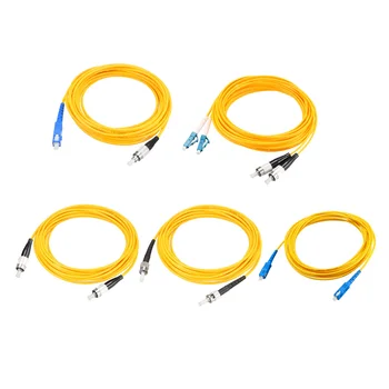

uxcell Fiber Cable, FC to LC Duplex 9/125 Single-mode Fiber Optic Cable Jumper Optical Patch Cord FC-LC