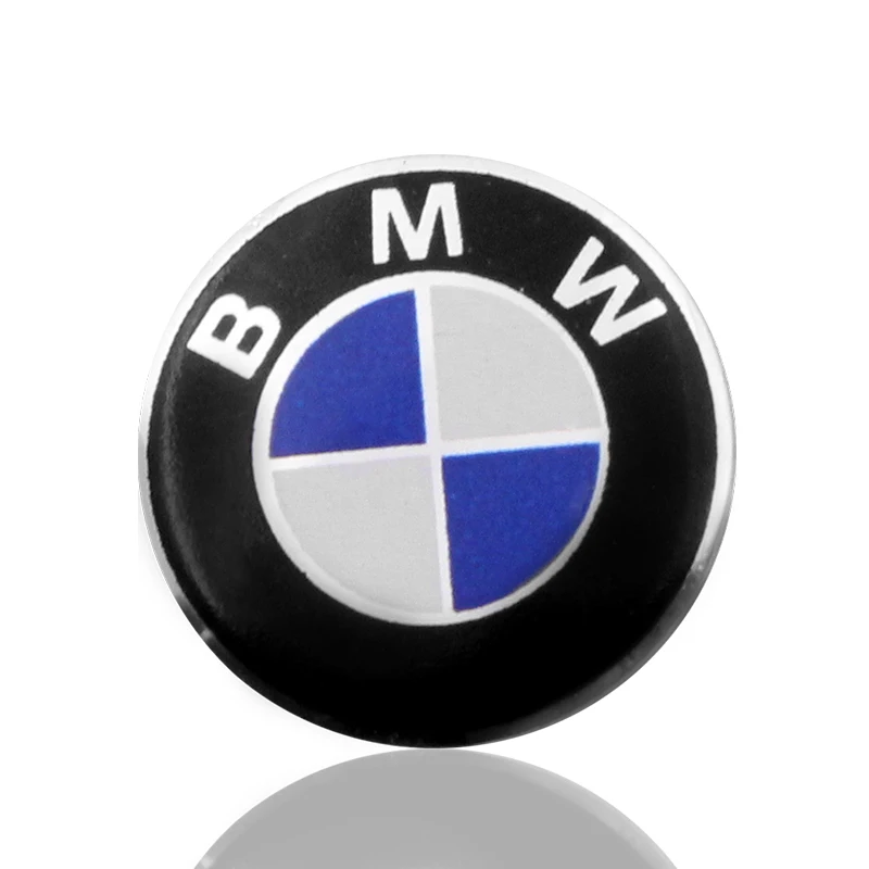 

1PCS 14mm car Key Sticker Car badge decoration Sticker For Bmw e46 e90 e60 e39 f30 e36 f10 f20 e87 e92 e30 e34 X1 X3 accessories