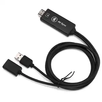 

Bluetooth Adapter Cable Screen Mirroring Cable USB to HDMI 1920 x 1080P HD resolution for Android MHI / IOS 8X
