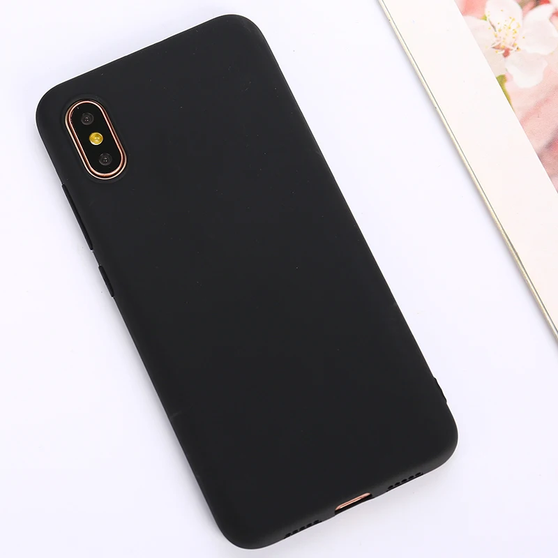 Black Мягкий силиконовый чехол для samsung Galaxy A10 A20 A30 A20E A40 A50 A70 J2 J3 J5 J7 Prime 2 Neo ТПУ матовый чехол для задней панели - Цвет: Black