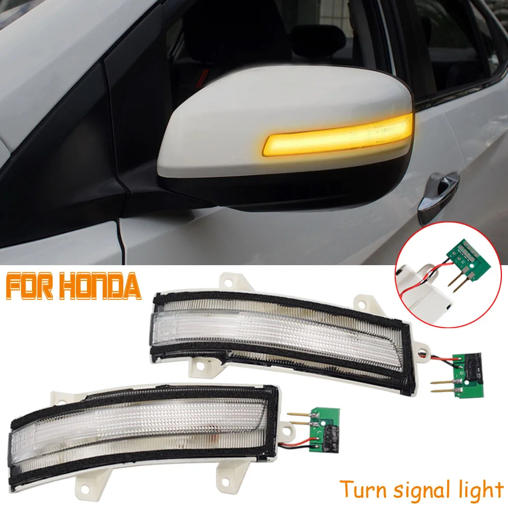 

For Honda Civic 9th. 11-15 Jade 14-16 Crider 13-17 City 09-13 Car Rearview Mirror Indicator LED Dynamic Turn Signal Light