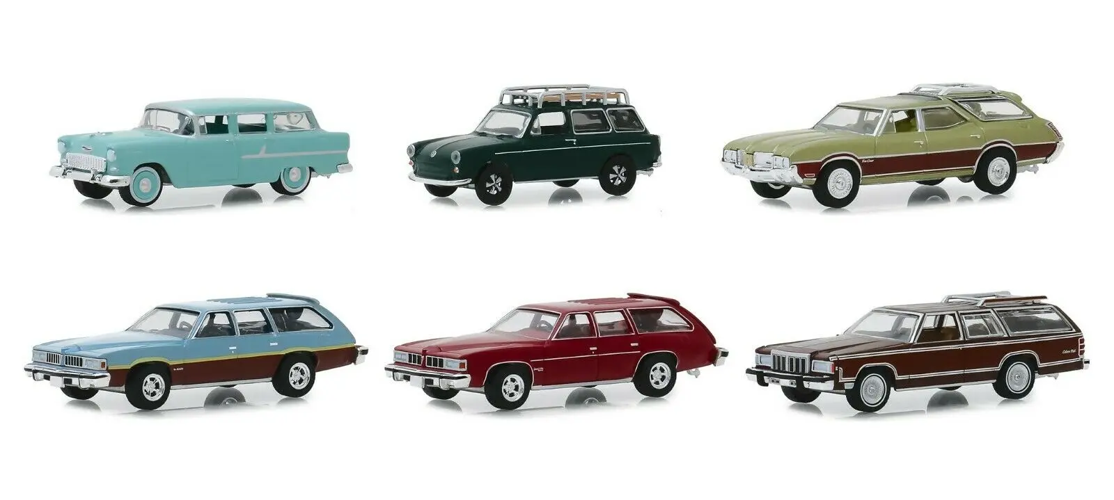 Зеленый светильник 1:64 набор из 6 легкосплавных игрушек для детей| |