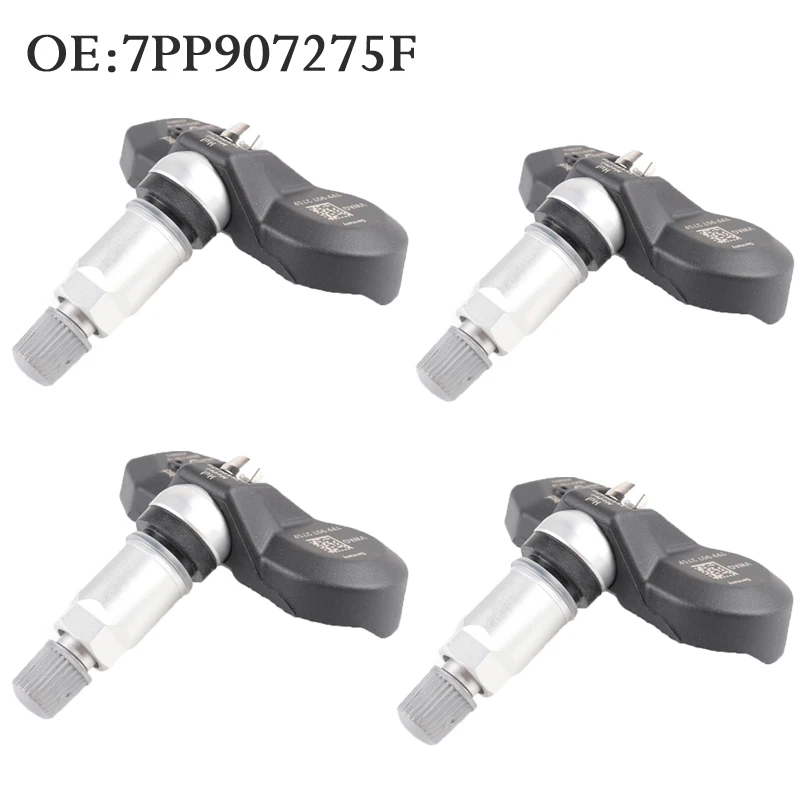 4 шт. TPMS система контроля давления в шинах сенсор для Audi A4 A6 A8 Q7 R8 Volkswagen 7PP907275F 7PP-907-275F 433 МГц