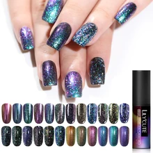 LILYCUTE отмачиваемый УФ-Гель-лак 5 мл Гель-лак для ногтей хамелеон лак для ногтей маникюр гель для ногтей черная основа