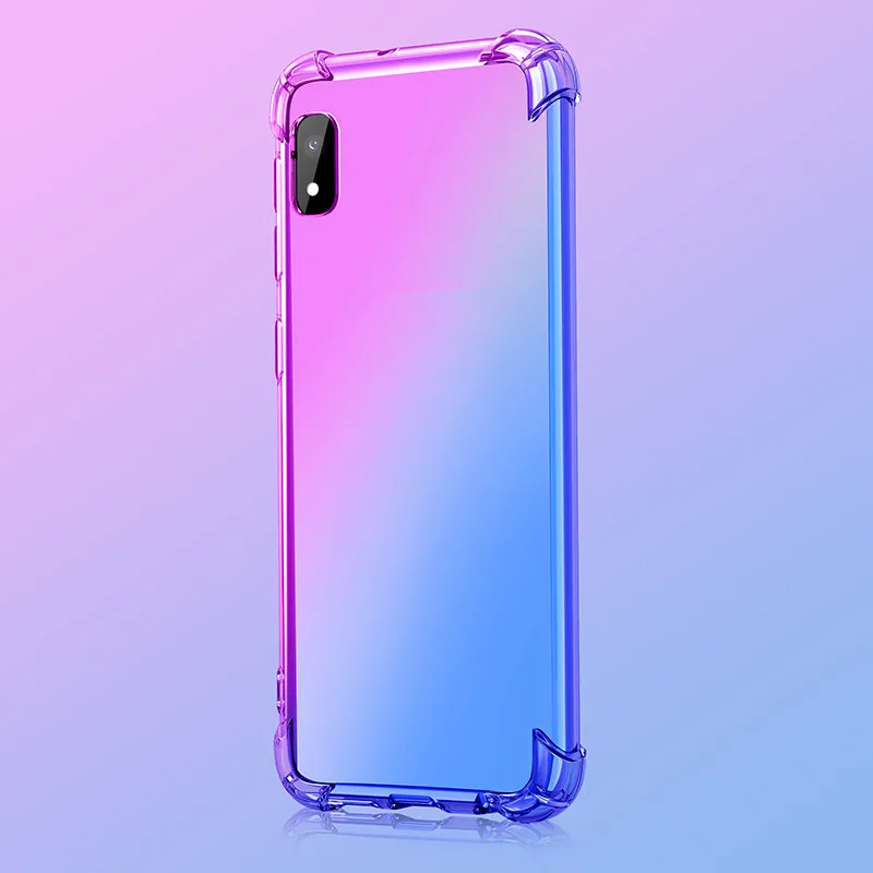 Противоударный чехол для телефона для samsung Galaxy A6s A8s A9s A10 A20 A30 A40 A50 A60 A70 A80 A20E градиент подушка безопасности для мягкий чехол из ТПУ с узором чехол s