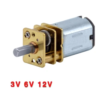 

1pcs N20 MINI Motor DC 3V/6V/12V Metal Gear with Gearwheel GearBox Micro DC Motor 15/30/50/60/100/200/300/500/1000RPM For Robot
