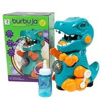 Dinosaur Bubble Machine For Kid With Sound And Lights Outdoor Toy Electric Bubble Blower Toy Soap Water Bubble Maker 1