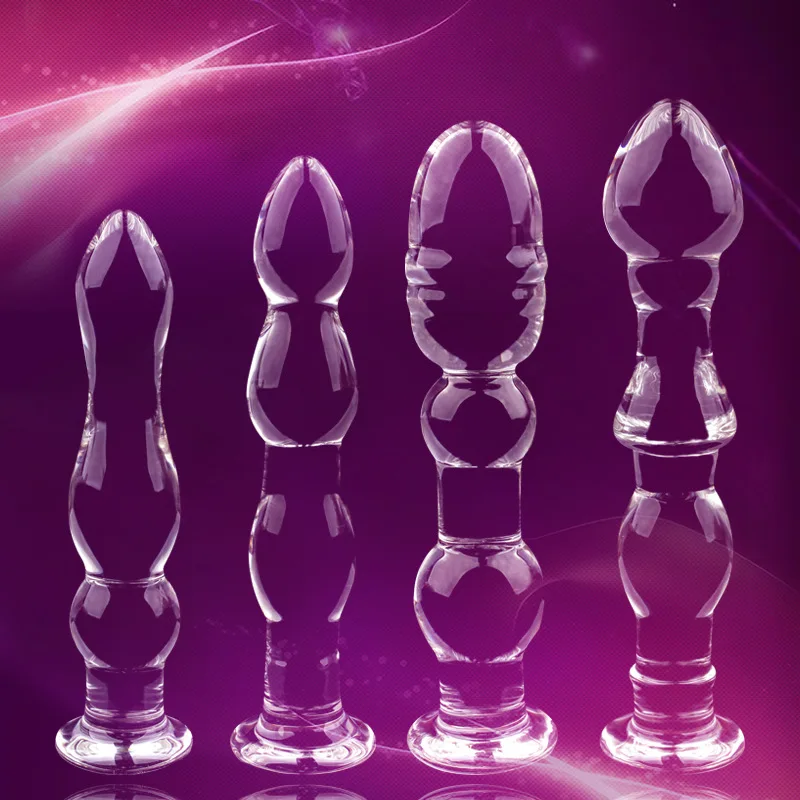 Секс стеклянный фаллоимитатор Pyrex искусственный член мужской половой Анальная