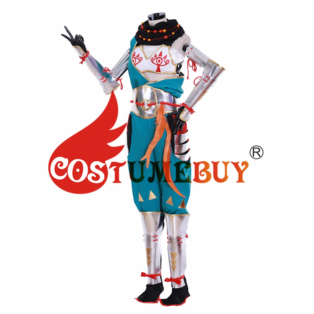CostumeBuy игра Легенда о Зельде дыхание диких Косплей Костюм Hyrule воины Impa взрослые дети Хэллоуин костюм L920