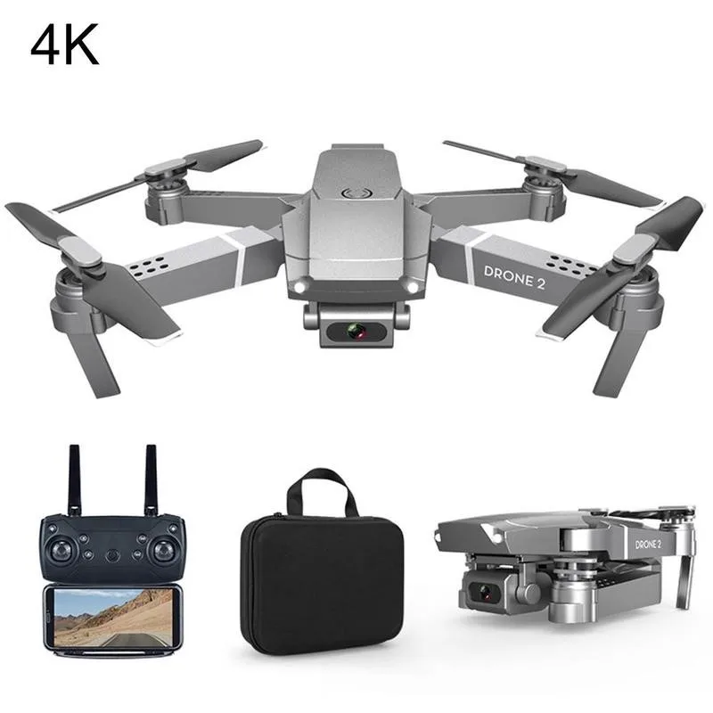 Drone 4k Profesional E68 Drone Helicopter Hd 4k 1080p Mode Wide Foldable Hold Hight Angle Rc Camera Wifi Quadcopter