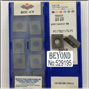 

Original ZCC CT Lowest Discount APKT150412-KM YBG302 APKT150412 APKT 150412 10pcs Carbide Inserts Lathe Cutter Tools Turning