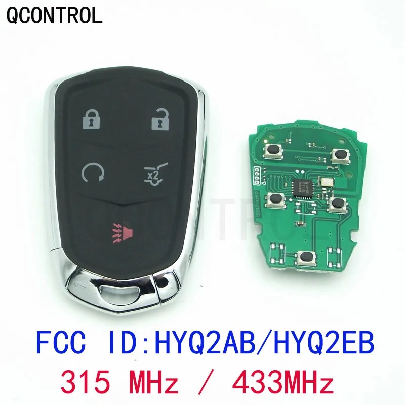 QCONTROL ключ дистанционного управления без ключа для Cadillac CTS ATS XTS CT6 Escalade ESV HYQ2EB HYQ2AB 315 МГц/433 МГц