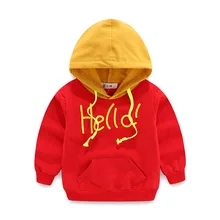 Г.; детская одежда ярких цветов с надписью; сезон весна-осень; худи; стиль; детский пуловер с круглым вырезом