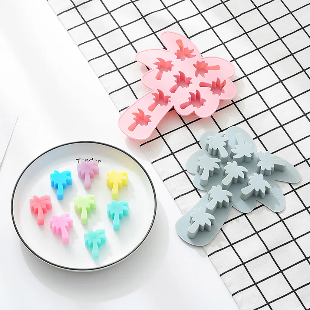 Coconut Tree Silicone Mold Fondant Chocolate Mould Jelly Sugarcraft Bakeware Cake Decorating Tools Gadgets Kitchen Accessories | Дом и сад