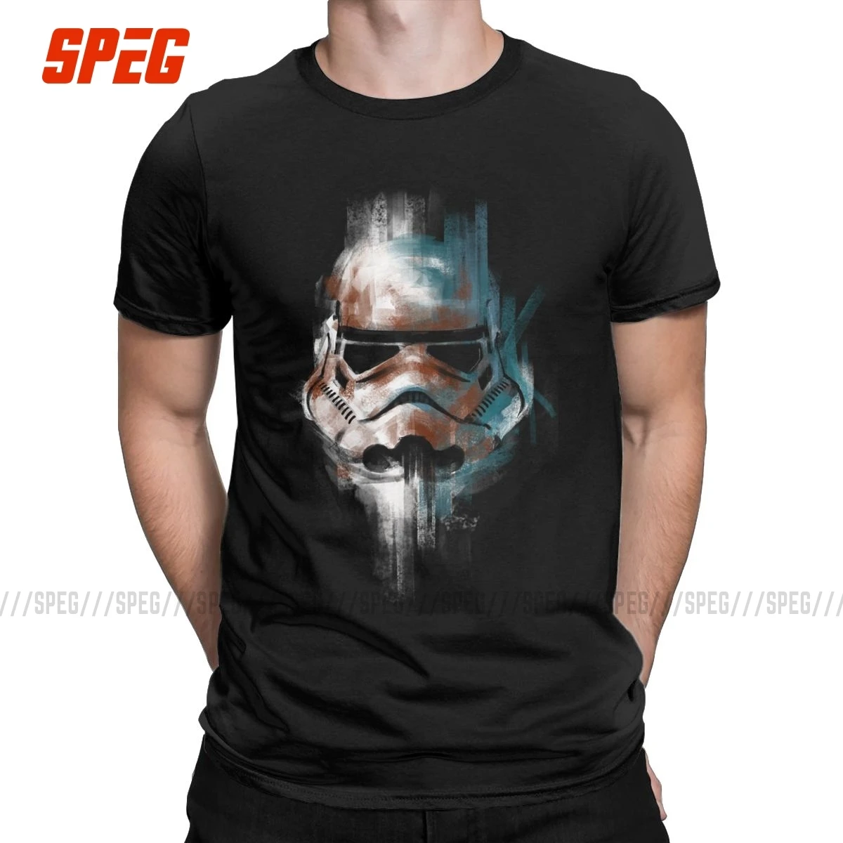 Звездные войны футболка человек Star Wars Для мужчин топы имперский Штурмовик