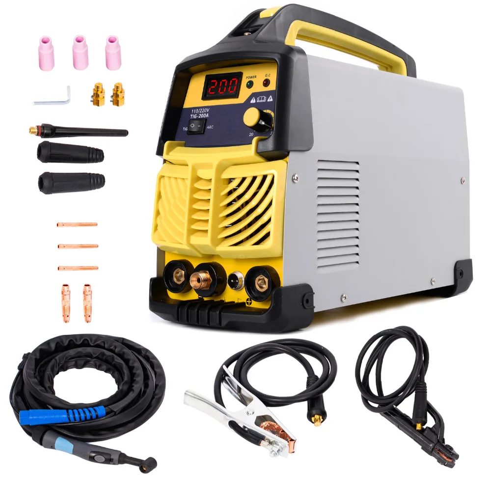 Equipo Soldador Tig 200 Amp HF TIG y arco portátil (220V±15%)