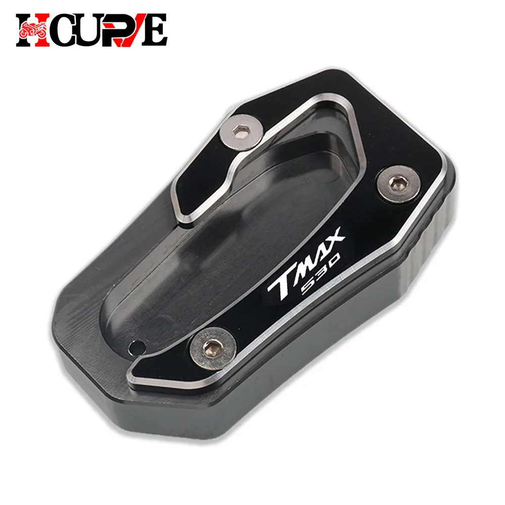 Motorcycle CNC Kickstand Extension Pad Support Plate Enlarge Foot Side Stand