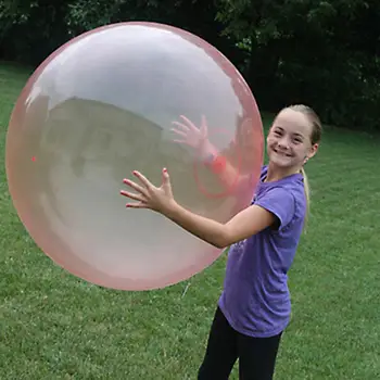 

110cm Inflatable Transparent Bubble Ball Amazing Tear-Resistant Super Gift Balls for Children Kid's Outdoor Play Wedding Decor