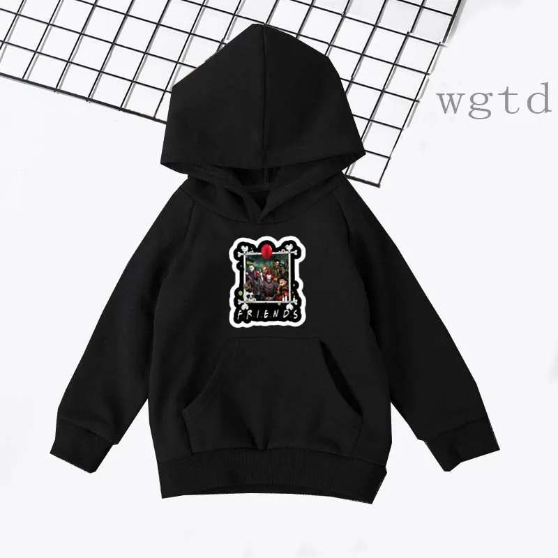 Roupa Feminina Infantil Horrow Friends; детские толстовки с капюшоном; детская осенне-зимняя теплая толстовка с капюшоном для мальчиков и девочек; свитер с длинными рукавами для малышей