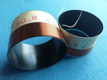 

1 pcs ID: 50.8mm 2" 4 ohm 2F horn voice coil woofer bass speaker black aluminous