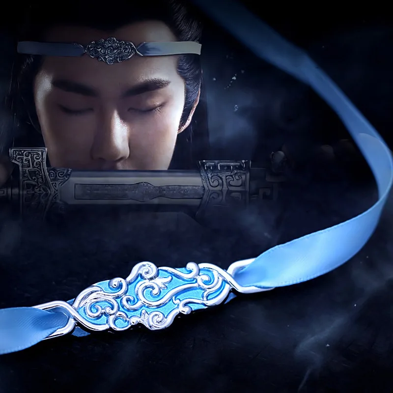 Украшения для волос Lan Wangji Mo Dao Zu Shi Yaoi повязка на голову Косплей неразобранный