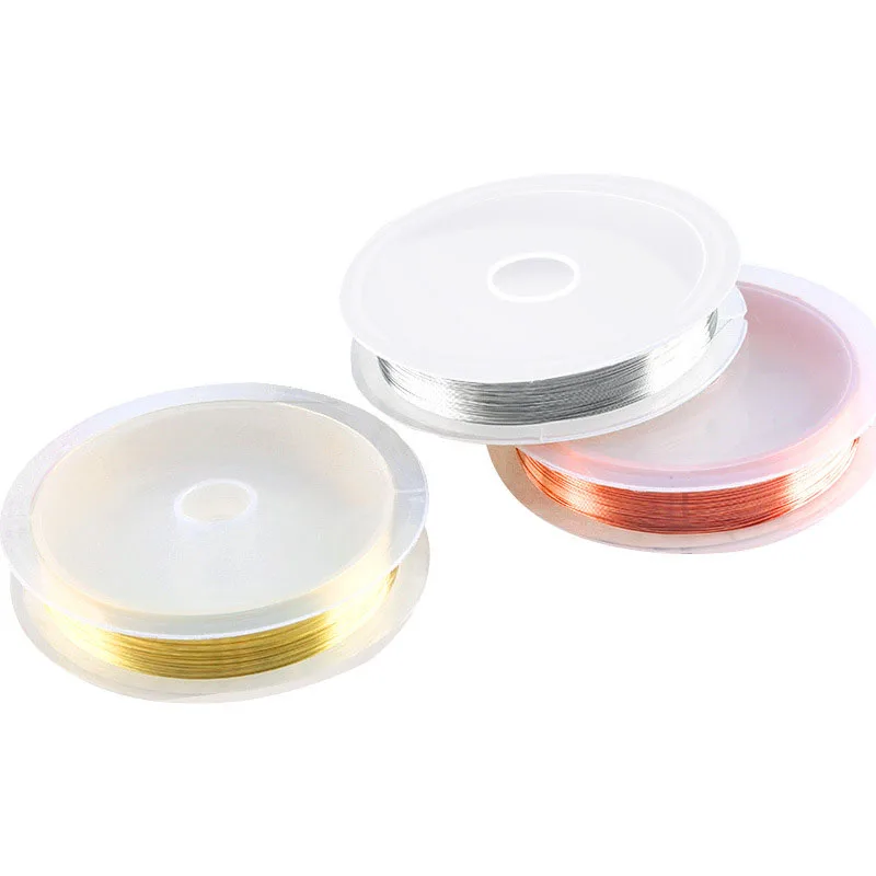 3 шт/дизайн ногтей медная проволока 3 цвета Мягкая латунная линия шнуры для украшения ногтей Маникюр Аксессуары салон для женщин