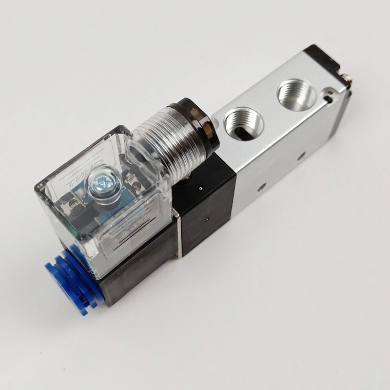 CHNT V�lvula Solenoide de 5 puertos Original CHNT neum�tica N4v210-08 2 posiciones 24 V 220 V N4V210-08