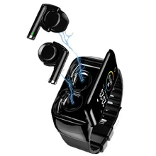 

Newest M7 Smart Watch With Earphone BT5.0 Support Bluetooth Calls Heart Rate Monitor Smartwatch Headphones Men For Xiaomi Iphone