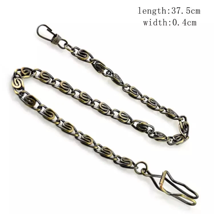 Цепочка Из Нержавеющей Стали винтажное 37,5 см ожерелье для мужчин или женщин ювелирные аксессуары карманные часы цепь