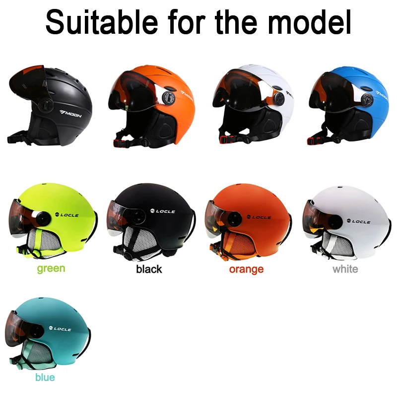 LOCLE MOON MS95 MS99 лыжный шлем козырек запасной объектив Защита от ультрафиолета