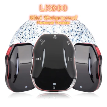 

Mini Size Waterproof GPS Tracker LK800 Real-time Tracking Device With Flashlight SOS Geo-fence WIFI Locating 1000mAh Battery