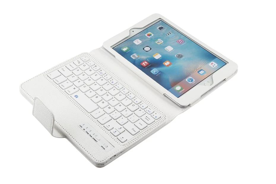 Для ipad mini 5 Чехол 7,9 С Откидывающейся Крышкой из зернистой зерна Искусственная кожа чехол с покрытие клавиатуры Bluetooth для Apple ipad mini 4 3 2 1 coque