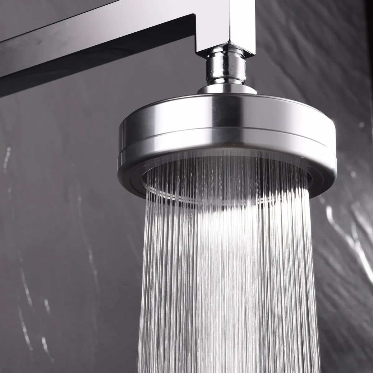 

Alumimum Bathroom Hotel Shower Circle Supercharge Large Size Top Spray Shower Nozzle Washable Showerhead outside China Warehouse