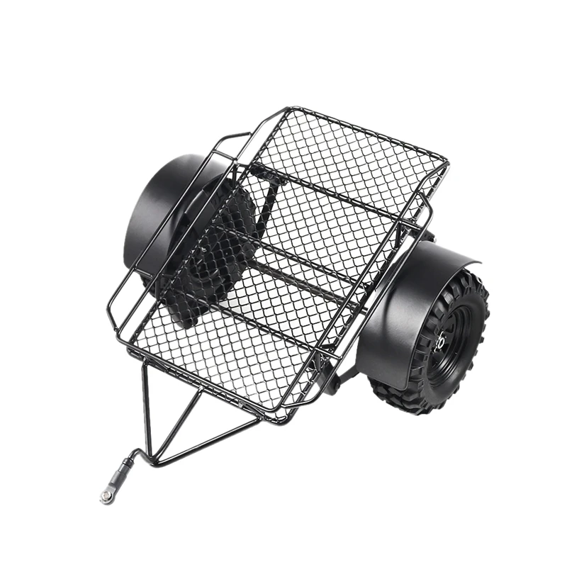 1/10 Metal Hitch Mount Trailer 220 x 205mm for RC Crawler Axial SCX10 90046 Traxxas TRX4 D90 Tamiya CC01